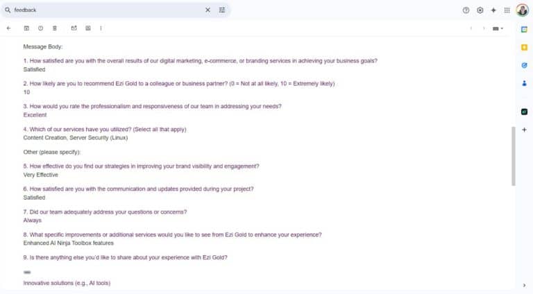 Craig Galloway Online Feedback
