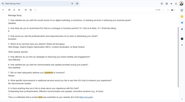 Jane Stevens Nutrition Feedback