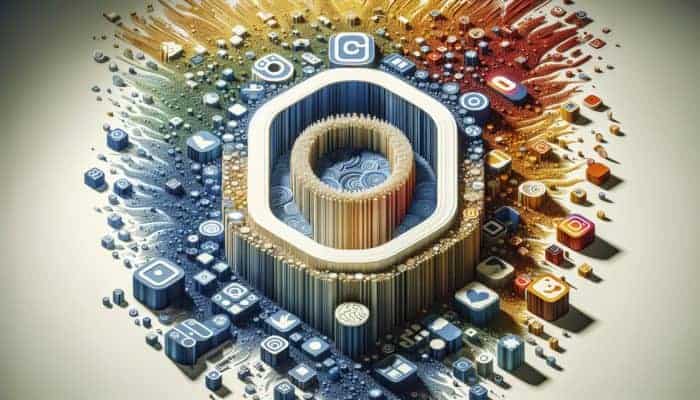 Cohesive Instagram profile with consistent branding: same logo, unified colors, uniform content style.