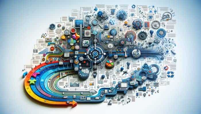 Document with clear headings, consistent format, logical idea flow, enhanced by images and infographics.