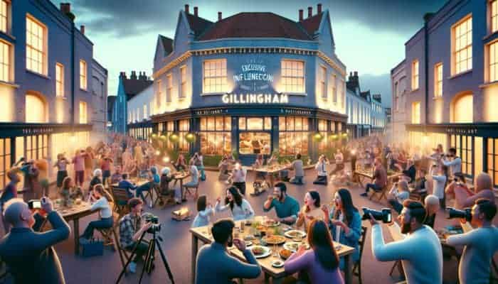 A local restaurant in Gillingham collaborates with a food blogger for an event with exclusive menu promotions.