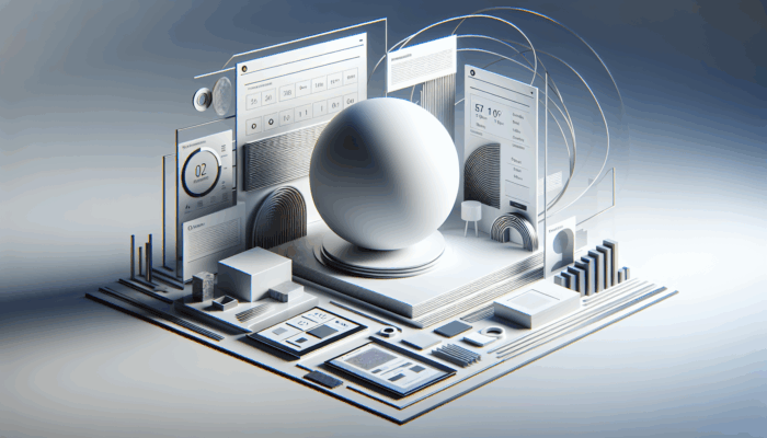 A sleek, minimalistic website design featuring clean lines and ample white space, focusing on essential content for enhanced user experience.